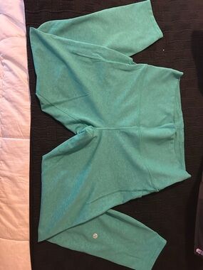 lululemon athletica Teal High-Rise Bike Shorts